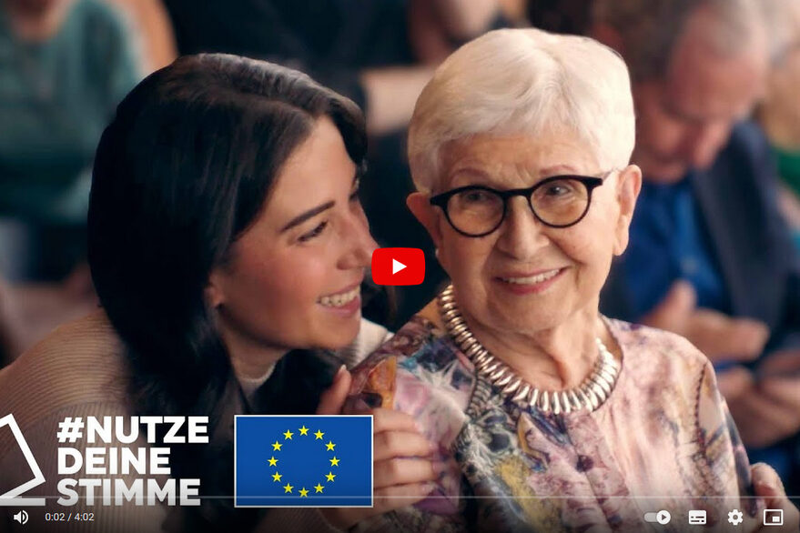 "Nutze Deine Stimme. Sonst entscheiden andere für dich.": Mit diesem Video informiert das Europäische Parlament über die Europawahl.