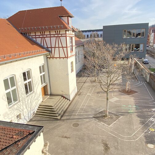 Schülerhaus Wilhelmschule Wangen: Gebäudeansicht, Februar 2021