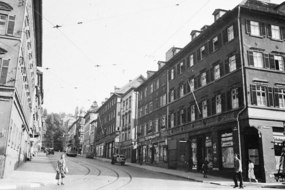 Wilhelmsplatz: Der erste Standort des Jugendamts um 1942