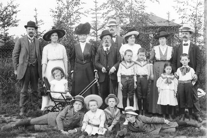 Stuttgarter Familie Berg um 1910