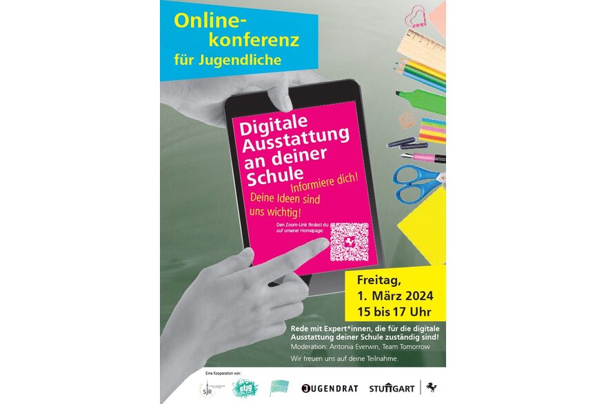 Online-Konferenz für Jugendliche - Digitale Ausstattung an deiner Schule