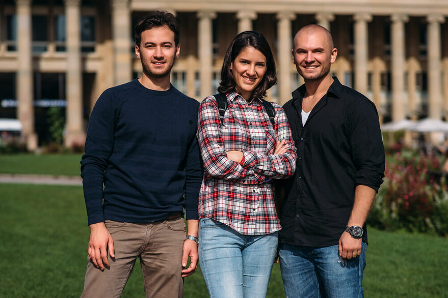 Internationale Studierende in Stuttgart.