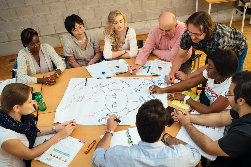 Deutschkurs an der Volkshochschule Stuttgart