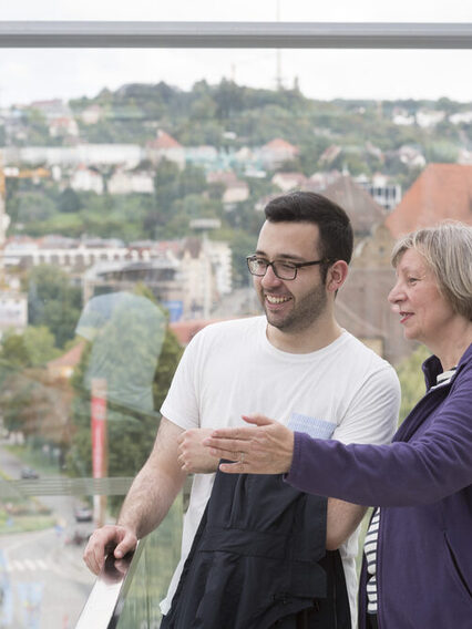 Ehrenamtliche WillkommensPaten in Stuttgart.