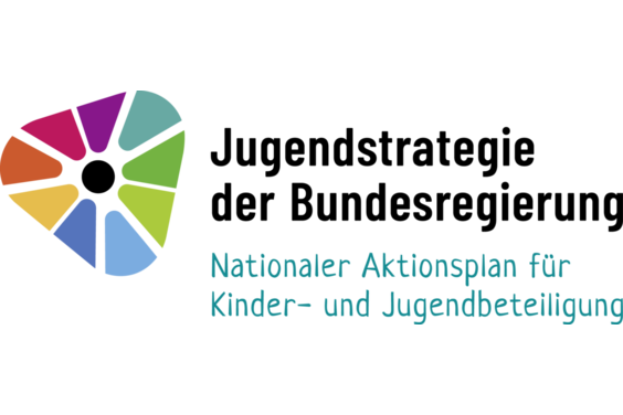 Das Logo Jugendstrategie der Bundesregierung