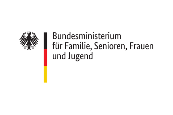Das Logo des Bundesministeriums für Familie, Senioren, Frauen und Jugend