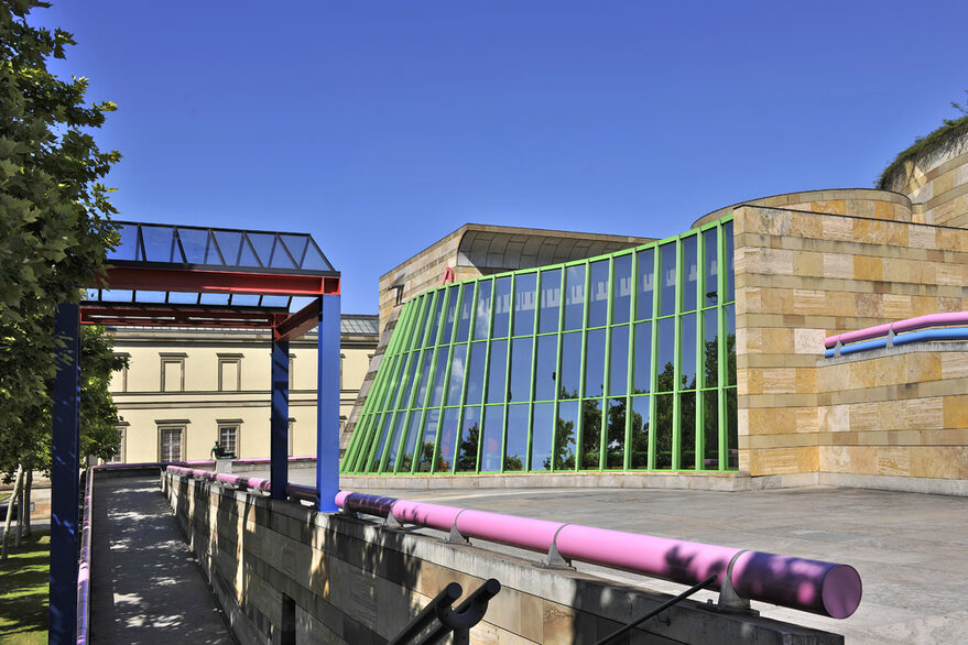 Außenansicht Staatsgalerie Stuttgart.