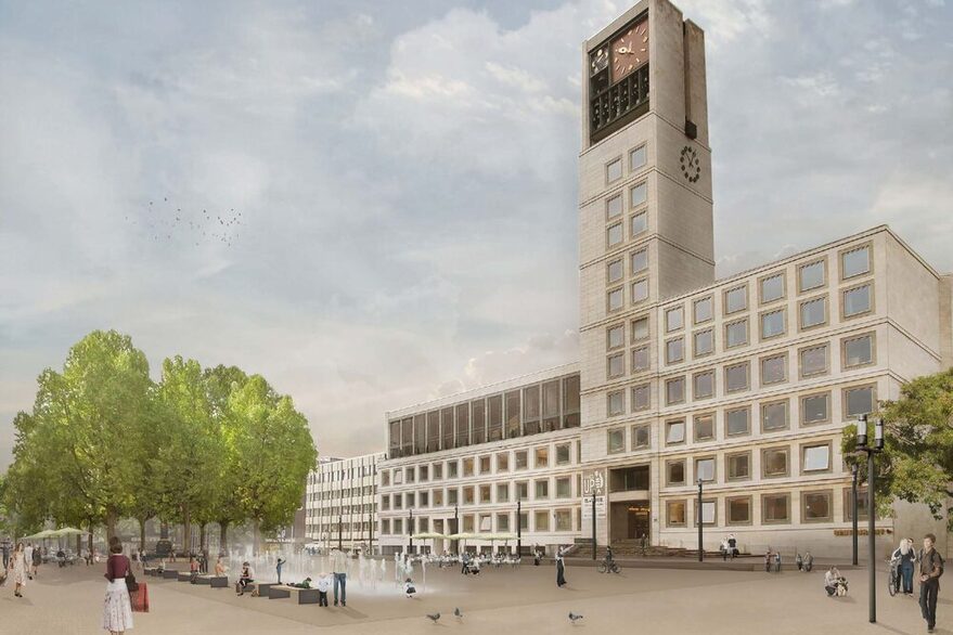 Hell, freundlich, modern: So soll der Marktplatz ab Sommer 2022 aussehen.