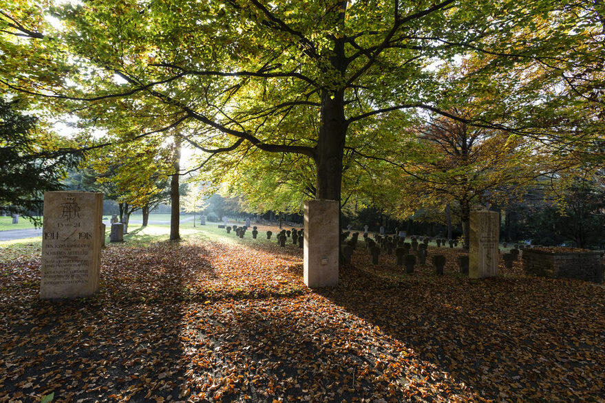 Ehrenhain auf dem Waldfriedhof Stuttgart.