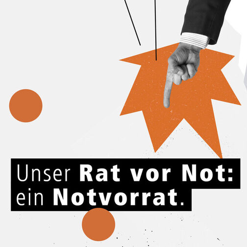 Kampagnenmotiv 1 zur Eigenevorsorge