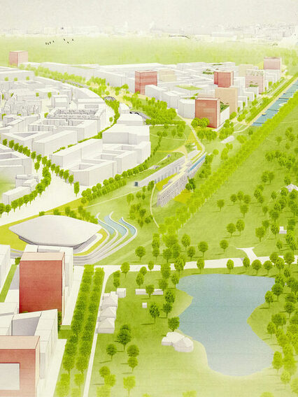 Visualisierung des neuen Rosenstein-Quartiers