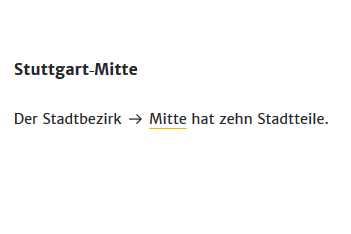 Hinweise auf Texte auf unserer eigenen Seite.