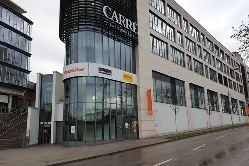 Beratungszentrum Bad Cannstatt: Gebäudesicht, Februar 2021