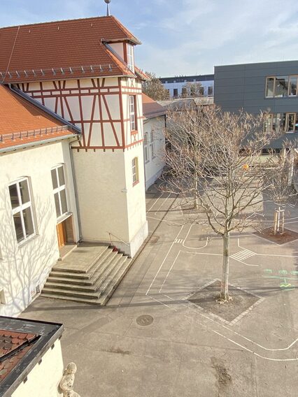 Schülerhaus Wilhelmschule Wangen: Gebäudeansicht, Februar 2021