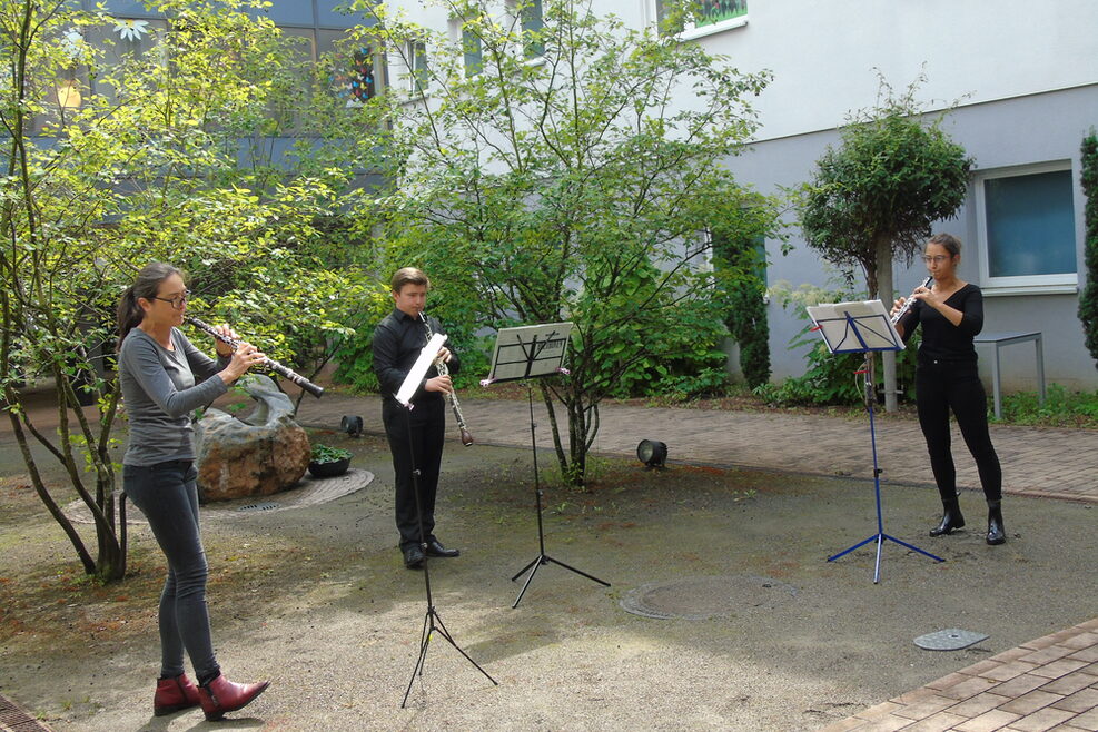 Hofkonzert der Stuttgarter Musikschule im Zamenhof Seniorenheim