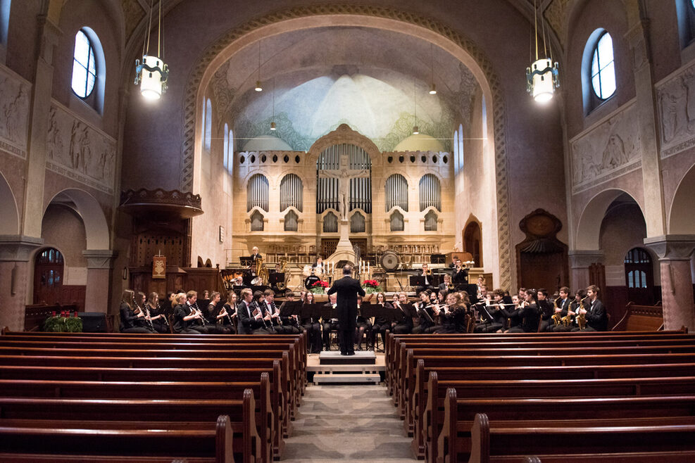 Konzert des Sinfonischen Jugendblasorchesters der Stuttgarter Musikschule in der Markuskirche