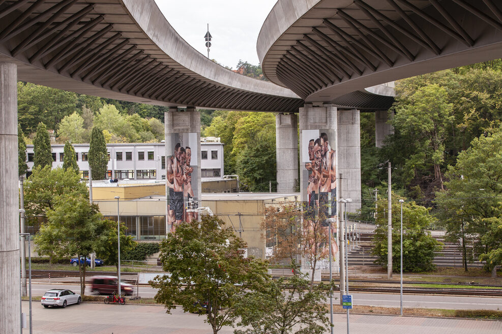 Fassadengestaltung von Marvin Daumüller in der  Böblingerstraße 253 in 70199 Stuttgart