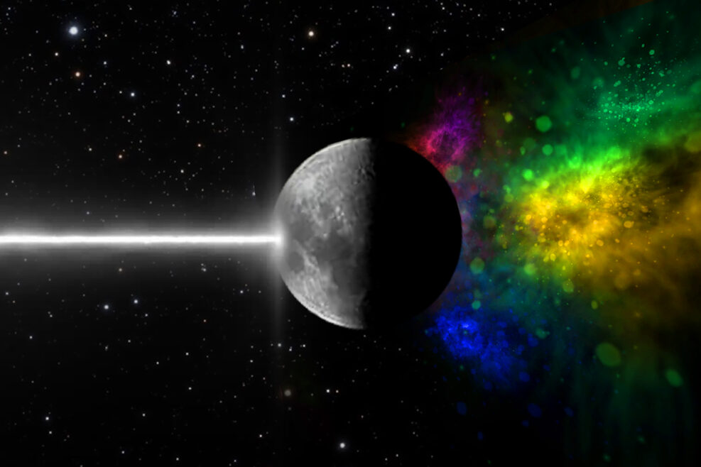 Szenenausschnitt der Musikshow „Pink Floyd – The Dark Side of the Moon“