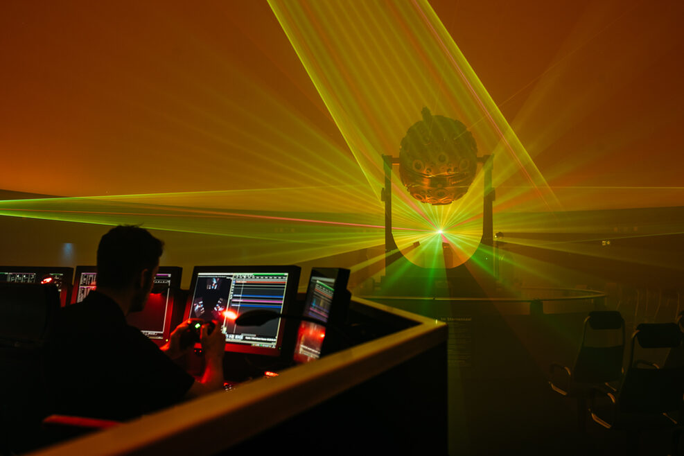 Lasershow im Carl-Zeiss-Planetarium