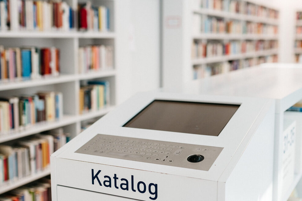 Katalog in der Stadtbibliothek