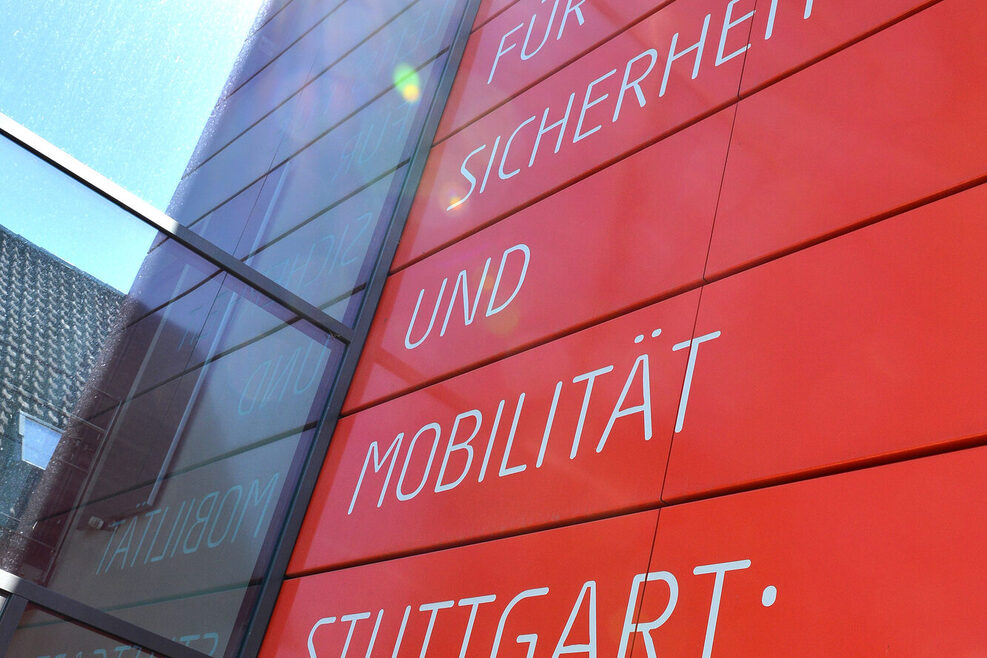 Das Gebäude der Integrierten Verkehrsleitzentrale in Bad Cannstatt.