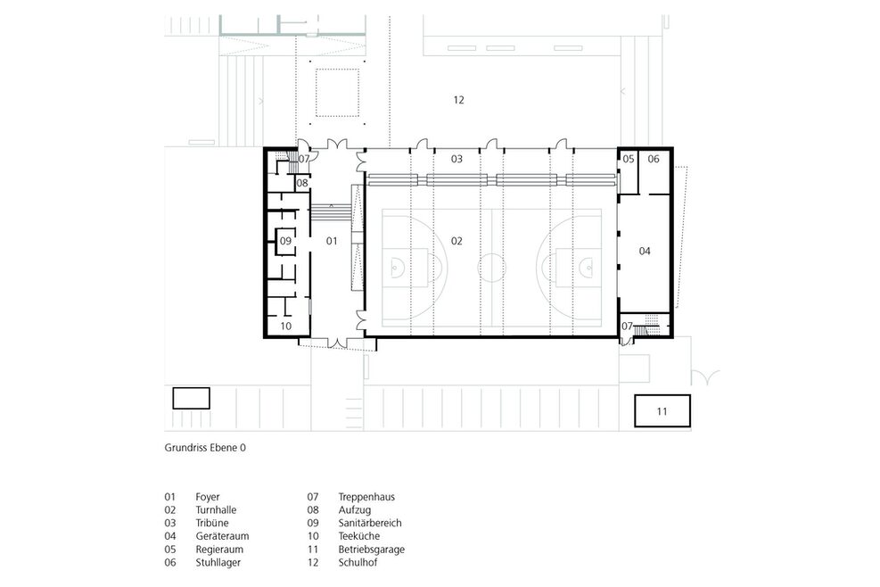 Grundriss Ebene 0