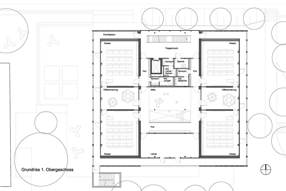 Grundriss 1. Obergeschoss