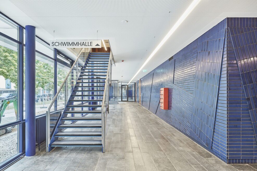 Foyer, Aufgang Schwimmhalle