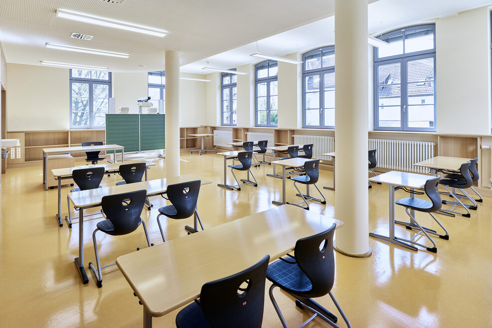 Klassenzimmer 1 im Erdgeschoss