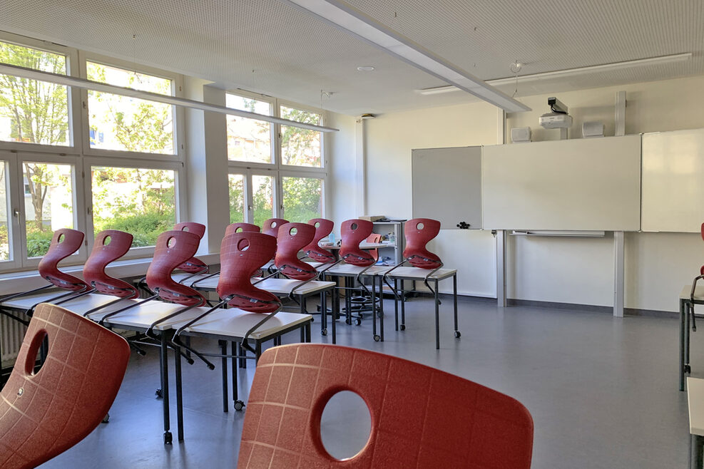 Blick in die Klassenzimmer