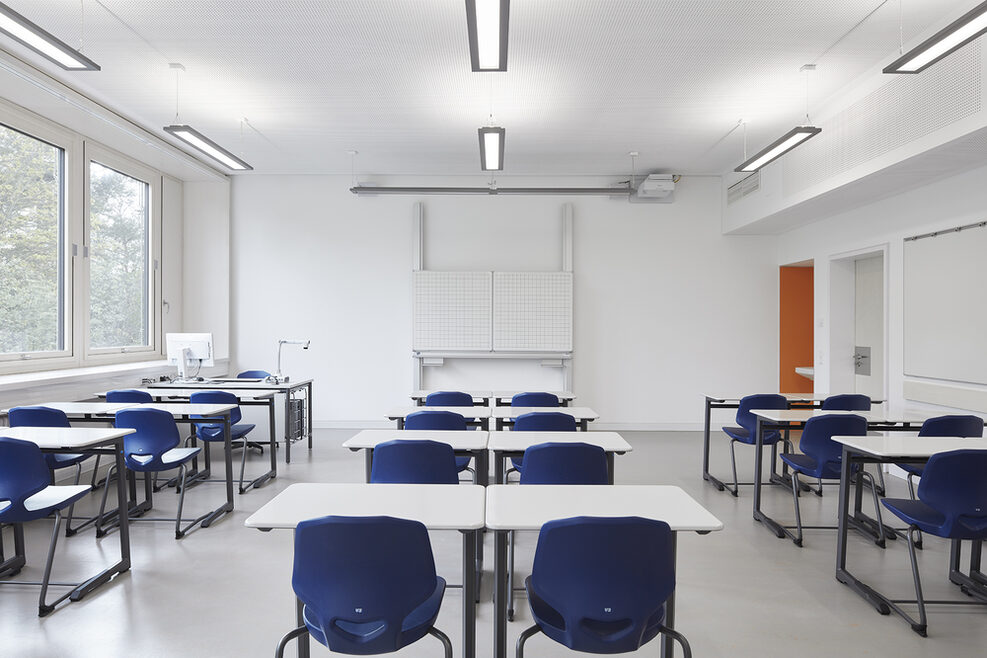 Ansicht von einen Klassenraum