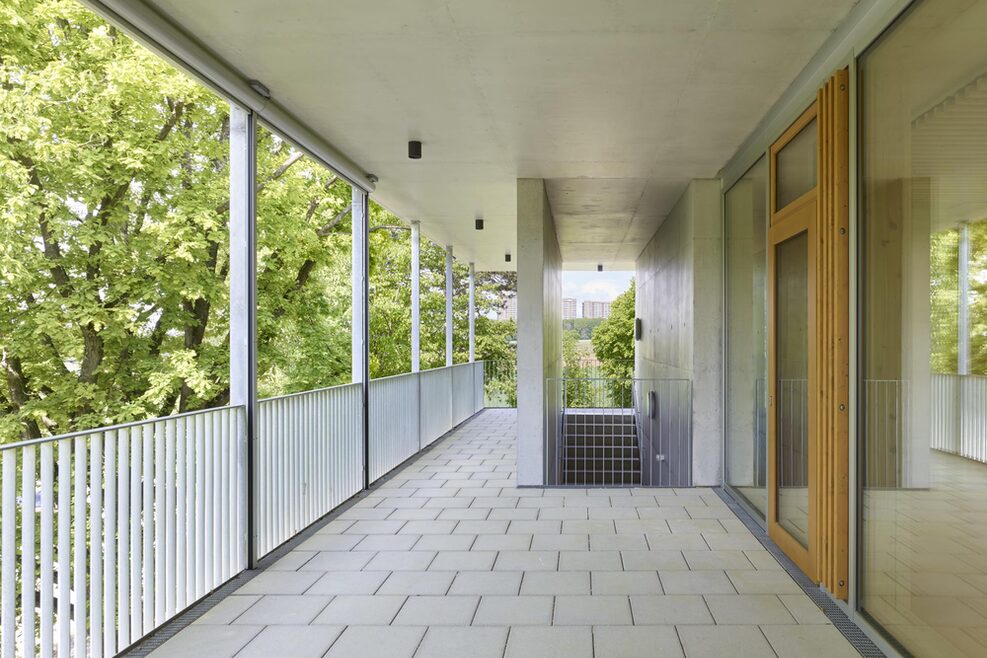 Fluchtbalkon 2. OG, Südseite
