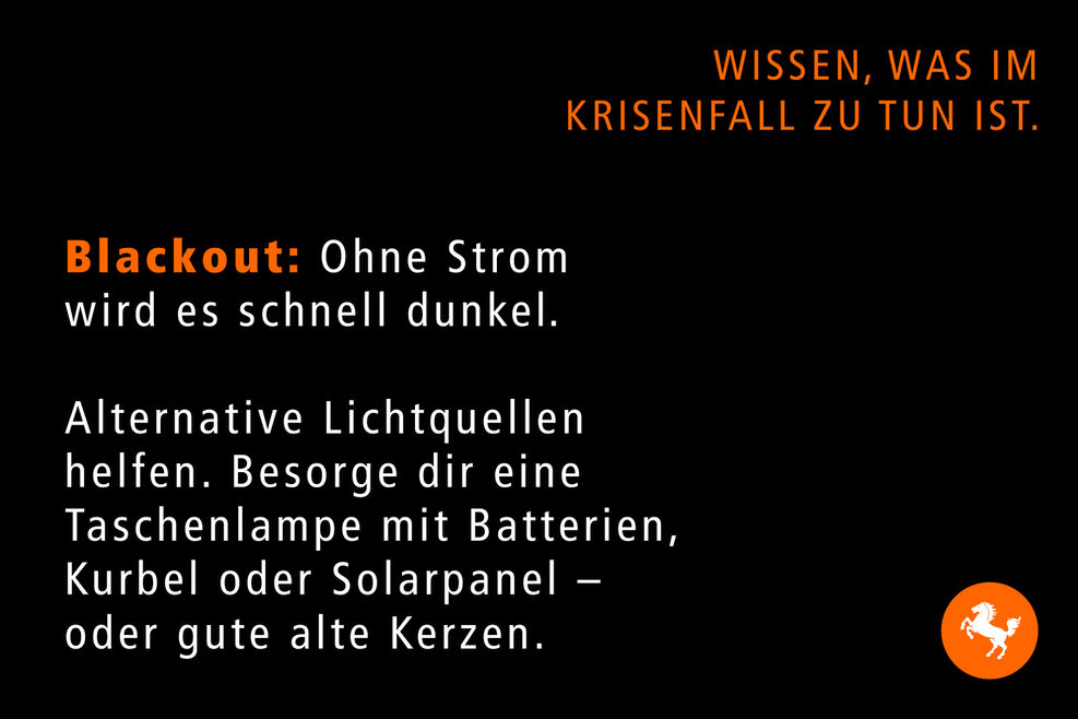 Kampagnenmotiv 5.1 zum Stromausfall