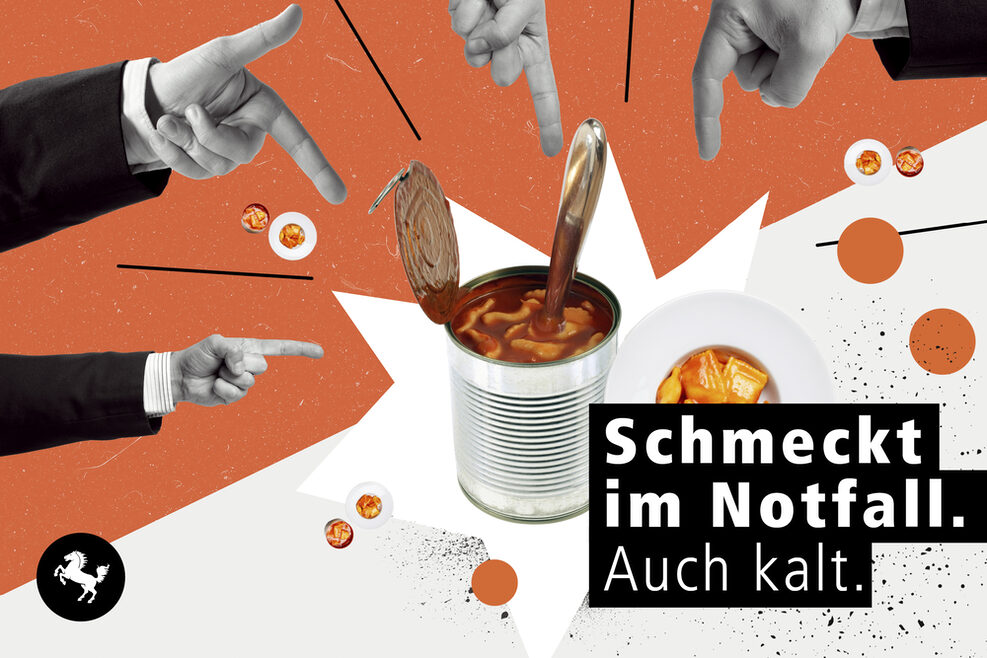 Kampagnenmotiv 3 "Schmeckt im Notfall. Auch kalt."