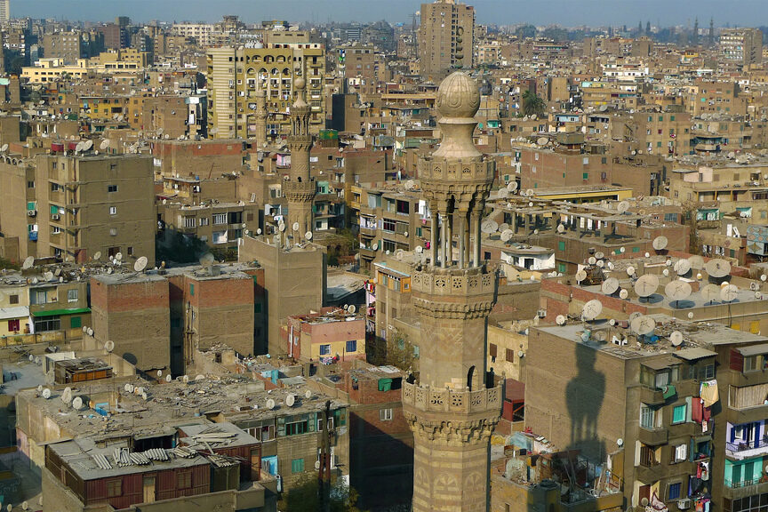 Blick auf die Stadt Kairo