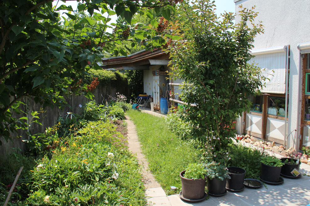 Im Garten können die Kinder die Seele baumeln lassen.