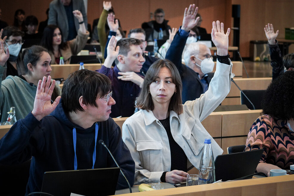 Abstimmung im Gemeinderat