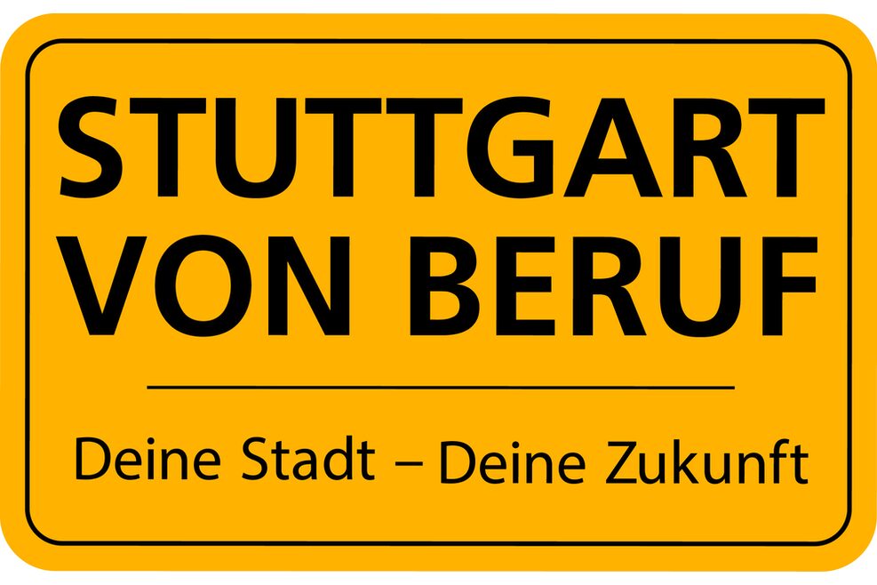 Schild Stuttgart von Beruf