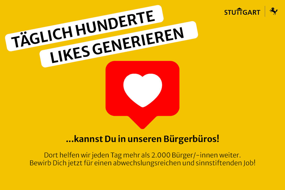 Kampagnenmotiv "Täglich hunderte Likes generieren"