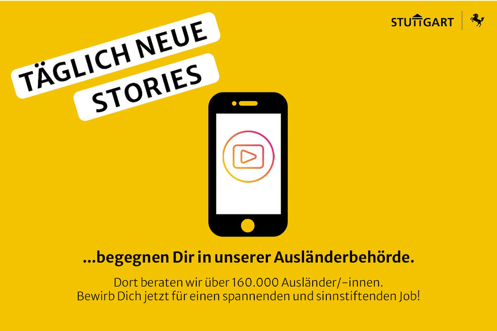 Kampagnenmotiv "Täglich neue Stories"