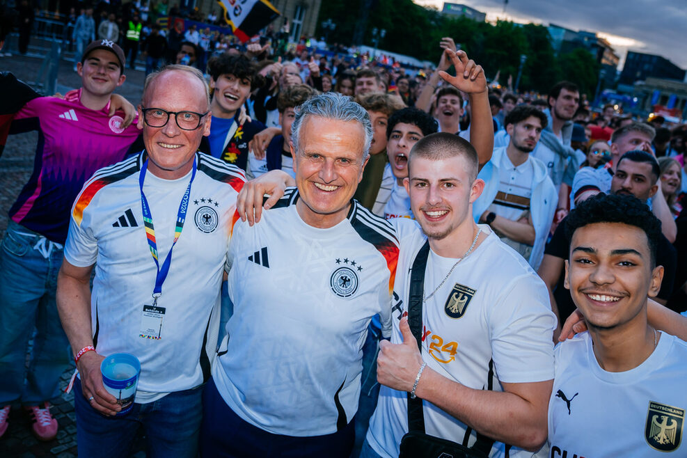 OB Nopper in der Fan Zone