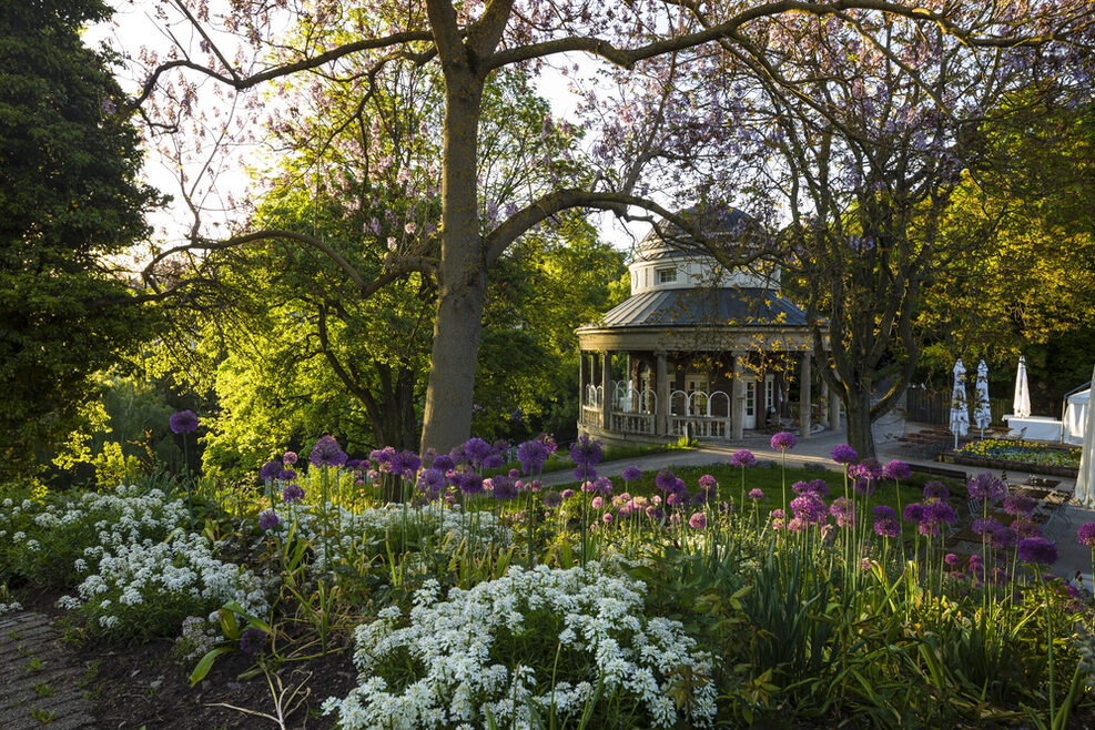 Beliebtes Ausflugsziel: Das Teehaus im Weißenburgpark.