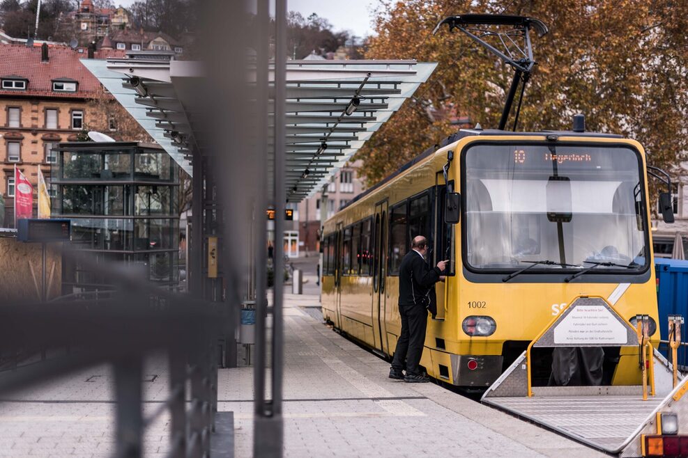 Startpunkt für die Zahnradbahn: Der Marienplatz im Stuttgarter Süden