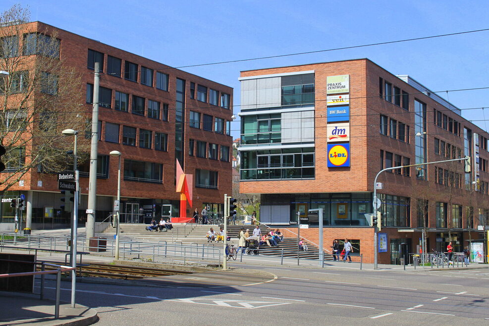 Das Bürgerzentrum West im Moltkeareal.
