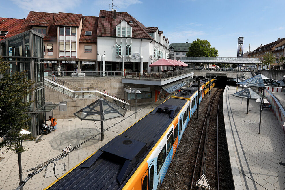 Der Löwen-Markt im Zentrum von Weilimdorf