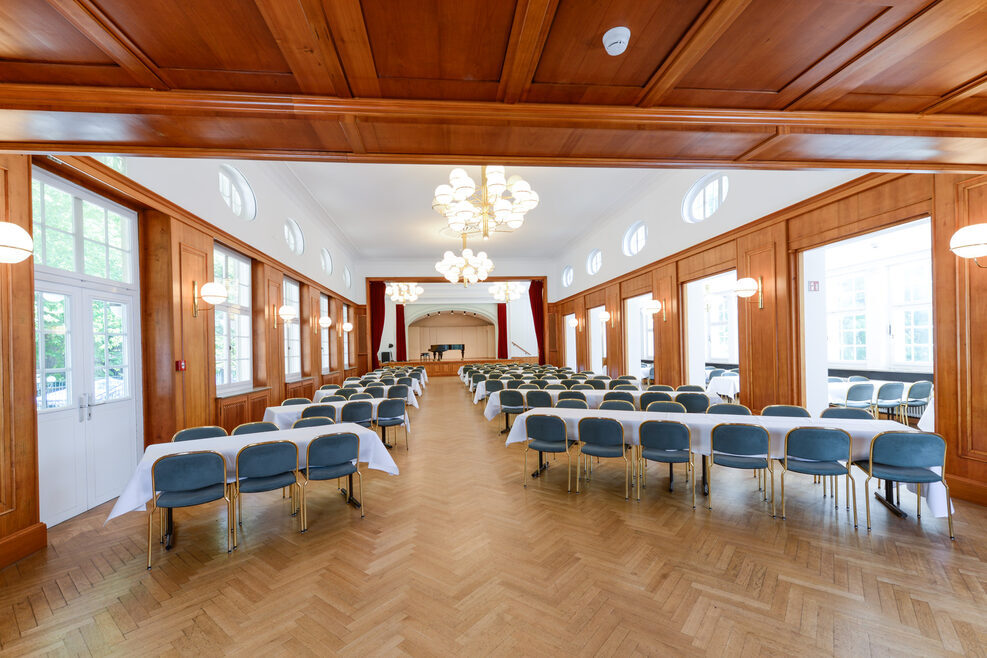 Innenansicht des kleinen Kursaals in Bad Cannstatt