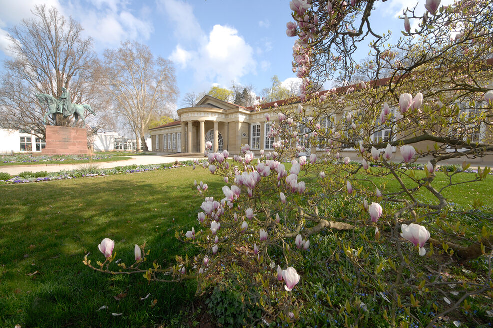 Garten vor dem Kurhaus Bad Cannstatt