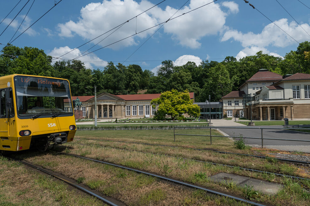 Stadtbahnhaltestelle am Kursaal Bad Cannstatt