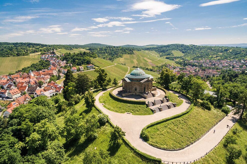 Grabkapelle auf dem Württemberg im Stuttgarter Stadtteil Rotenberg.