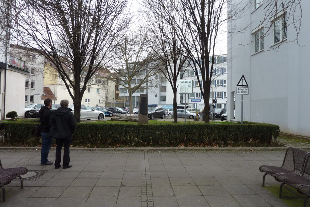 Vorher: Blick von der König-Karl-Str. aus